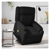vidaXL Massagesessel mit Aufstehhilfe Elektrisch Kunstleder 95 x 99 x 0 cm Schwarz