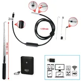 KS Tools Endoskop Wi-Fi-Videoskop-Satz mit Ø 5,5 mm 0° HD Frontkamera-Sonde, 7-tlg