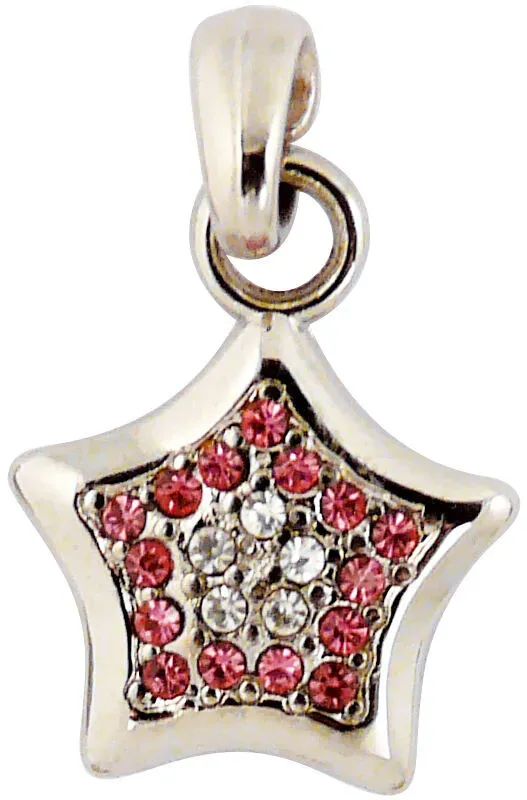 Wolters Schmuckanhänger Stern, pink - für ein wirkungsvolles Outfit!
