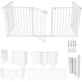 Kaminschutzgitter 5x Türschutzgitter 300x75cm Kinderschutzgitter Schutzgitter Ofen Absperrgitter Tierschutzgitter - Swanew