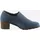 Heine Hochfrontpumps in blau | Gr.: 42