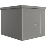 Biohort Gerätehaus Neo 3B 2,36 x 2,22 m quarzgrau Doppeltür