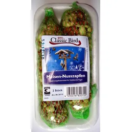 Classic Bird Meisen-Nußzapfen | 40 Stück Vogelfutter Meisenzapfen