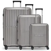 pactastic Collection 01 Koffer-Set 3-tlg. grau/braun