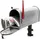 Wiltec US Mailbox silbergrau