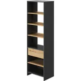 Gami Schranksystem Mimizan 63 x 213 x 45 cm Schwarz