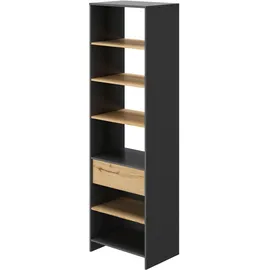 Gami Schranksystem Mimizan 63 x 213 x 45 cm Schwarz