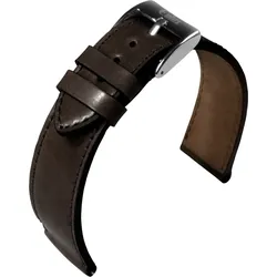Eulit Pferdeleder Shell Cordovan 22mm" E58484622272" - dunkelbraun
