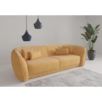 sit&more Big-Sofa SIT & MORE "Neapel", gelb, B:290cm H:86cm T:121cm, 100% Polyester, Sofas, Big-Sofa