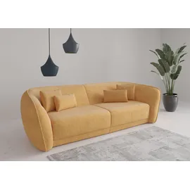 sit&more Big-Sofa SIT & MORE "Neapel", gelb, B:290cm H:86cm T:121cm, 100% Polyester, Sofas, Big-Sofa