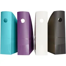Exacompta 182101SETD Set mit 4 Stehsammlern Mag-Cube, Kollektion Titan A4
