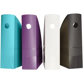 Exacompta 182101SETD Set mit 4 Stehsammlern Mag-Cube, Kollektion Titan A4