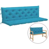 vidaXL Auflage für Hollywoodschaukel 180 x 50 x 7 cm hellblau