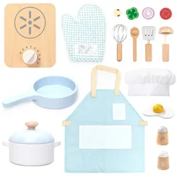 UMU Toys Cooking set Activity Spielzeug aus Holz 3y+