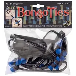 Bongo-Krawatten Azur 10 Stk.