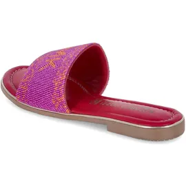 Marco Tozzi Damen Pantoletten Pink Textil Größe: 37 - Rosa - 37