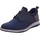 Rieker Herren Slipper Blau/Schwarz 44