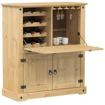 vidaXL Weinschrank Corona 97 x 45 x 114 cm Braun