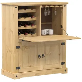 vidaXL Weinschrank Corona 97 x 45 x 114 cm Braun