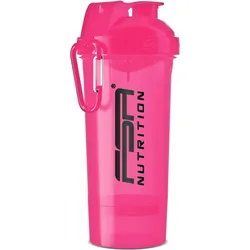 Protein Shaker 800ml mit Pulverfach für cremige Proteinshakes - Pink One Size