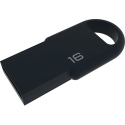 Emtec USB Stick D250 Mini 2.0 (16 GB, USB A, USB 2.0), USB Stick, Schwarz