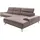 Musterring Wohnlandschaft MUSTERRING "MR 2490 Ecksofa mit erstklassigem Sitzkomfort, Long-Life-Leder", grau (light grau, b), B:342cm T:207cm, Sofas, Wohnlandschaft, Bronze-Fuß, Sitzhöhe 48cm, wahlweise mit Funktionen, Maße 342 x 207 cm