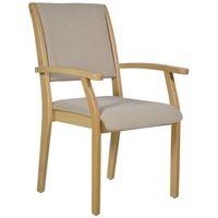 Devita Stuhl Seniorenstuhl Pflegestuhl Kerry - Verschiedene Sitzhöhen (Einzel), stapelbar, standfest, verschieden Sitzhöhe wählbar, versch. Bezüge wählbar gelb