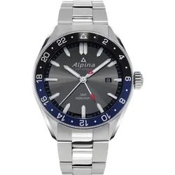 Alpina Alpiner Collection Alpiner Quartz GMT AL-247GB4E6B - grau,silber - 42mm