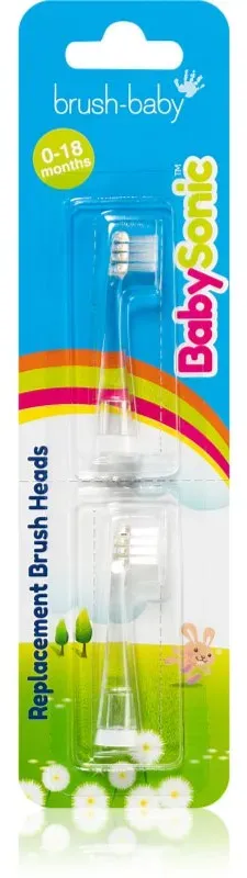 Brush Baby BabySonic Ersatzkopf für Zahnbürste 0-18 months 2 St.