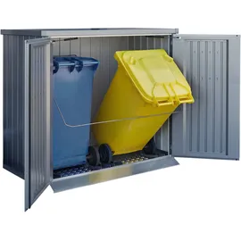 Biohort Mülltonnenbox Alex Duo 142 cm grau