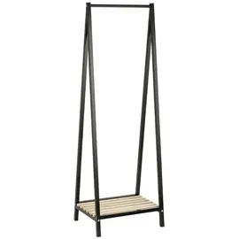 Cantus Garderobenständer 53x162x42 cm schwarz