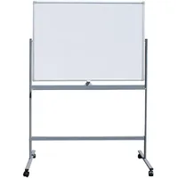 5 Star STIER Mobiles Whiteboard 1200x900mm magnetisch mit Fahrgestell