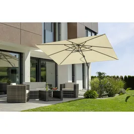 Schneider Schirme Rhodos Twist 350 x 260 cm natur