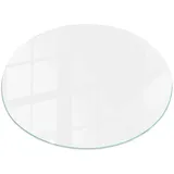 Tischplatte Für Couchtisch ESG Round Glasscheibe Für Esstisch Reines Weiß fi70