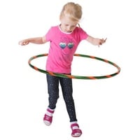 Hoopomania Hula-Hoop-Reifen Funny Kinder Hula Hoop, Ø80cm, Grün-Orange grün|orange Ø 80 cm