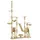 vidaXL Katzen-Kratzbaum Sisal 230 - 250 cm beige