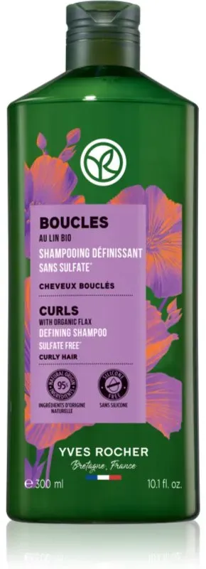 Yves Rocher Boucles Shampoo für lockige und wellige Haare with organic flax 300 ml