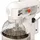 KuKoo Gastro Planetenrührmaschine Spiral Rührmaschine Teigknetmaschine Knetmaschine Rührwerk Küchenmaschine Mixer Knetaufsätze Teigschaber... - Weiß