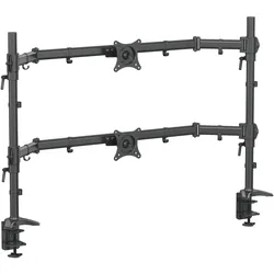 HFTEK® Monitor Halterung für große Bildschirme bis 20kg pro Monitor bis 49 Zoll
