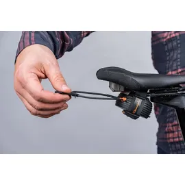 Kommit Fahrrad Zugsystem Abschleppseil schwarz, für Kinder und Erwachsene, 2 m, 120 kg Zugkraft