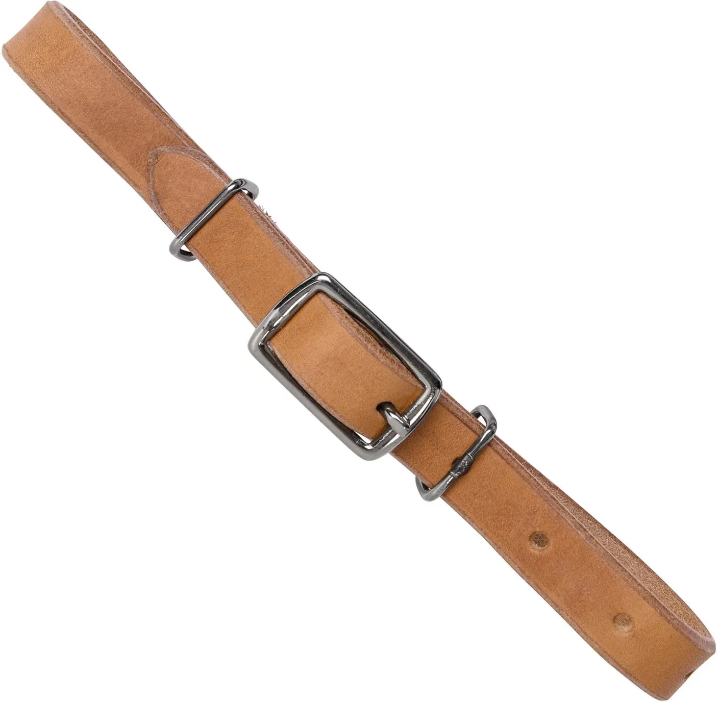 L-pro West Leder-Kinnriemen natur