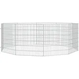 vidaXL Freilaufgehege 10-teilig 54x60 cm Verzinktes Eisen