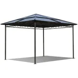 Quick Star Metall Garten Hardtop Pavillon 3x3m Doppelstegplatten Polycarbonat