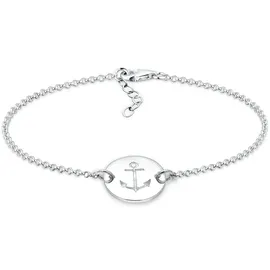 Elli Anker Plättchen Geo Trend Silber 925 Größe 17 cm