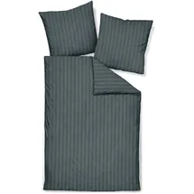 Traumschlaf Stripe Gestreift Grau 200 x 220 cm + 2 x 80 x 80 cm