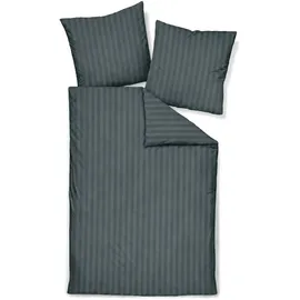 Traumschlaf Stripe Gestreift Grau 200 x 220 cm + 2 x 80 x 80 cm