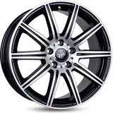 Keskin Tuning KT16 8,0 x 18 5 x 112 ET30 MB66,6 Schwarz Poliert