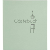 Goldbuch Gästebuch Bleibe, Mint,