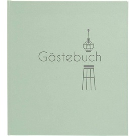 Goldbuch Gästebuch Bleibe, Mint,