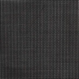 vidaXL Strandstuhl Klappbar Schwarz